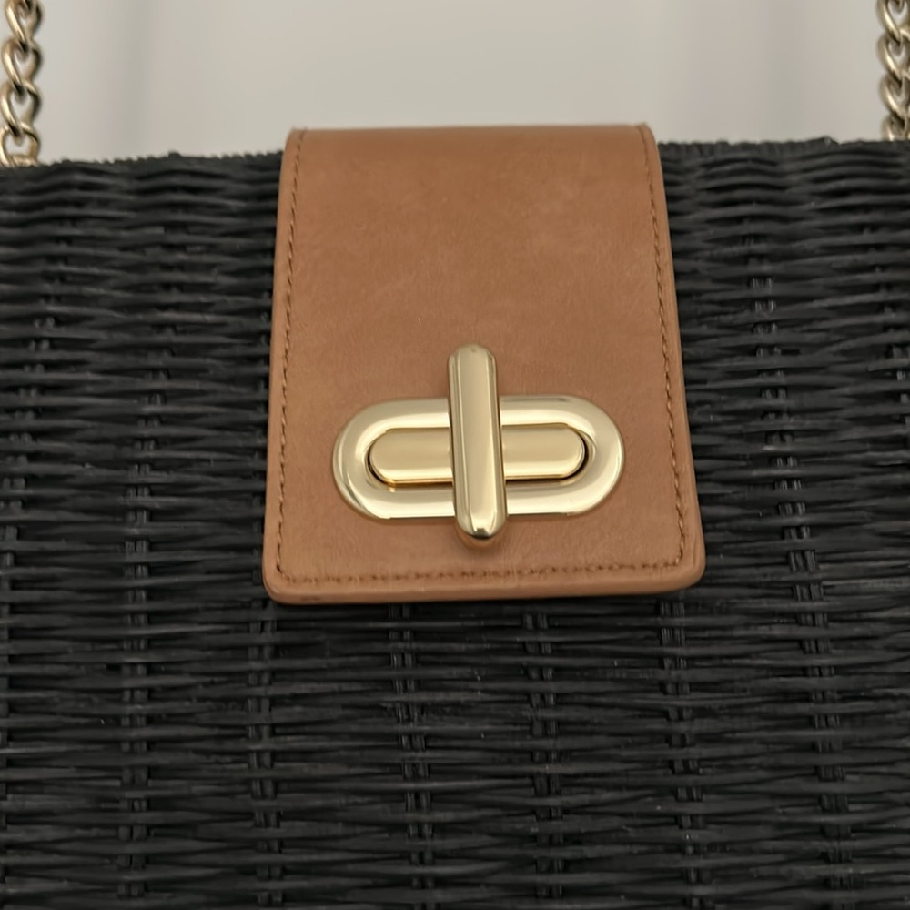 Talbots Black Rattan Bag - Picture 4 of 16